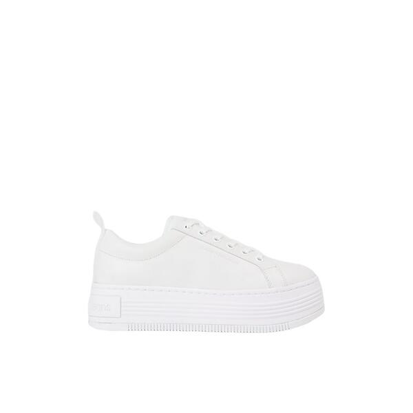 Γυναικεία Sneakers Calvin Klein Bold Flatf Low Laceup Lth In Lum Triple Bright White YW0YW01309-0K4