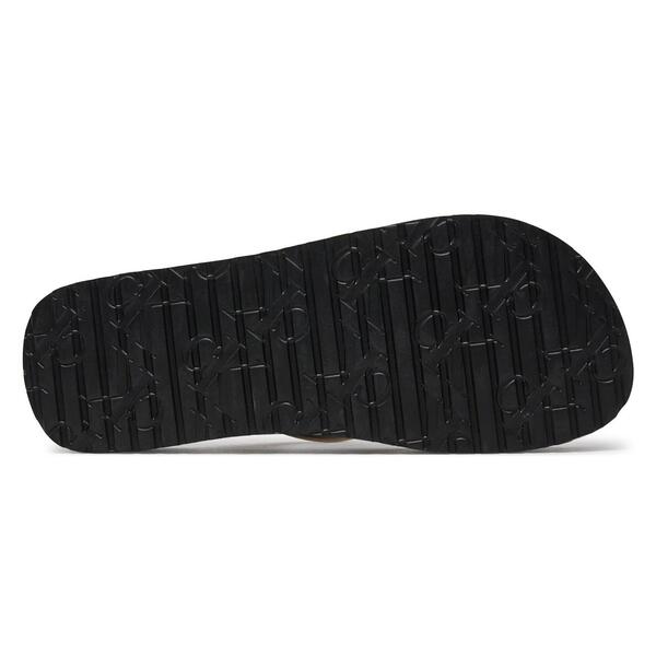 Γυναικεία Σανδάλια Calvin Klein Beach Sandal Flatform Monologo Black/Bright White YW0YW01617-0GM