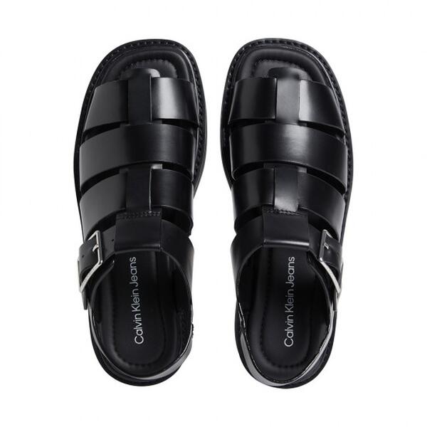 Γυναικείες Παντόφλες Calvin Klein Sq Molded Sdl Fisherman Mg Wn Triple Black YW0YW01700-0GJ