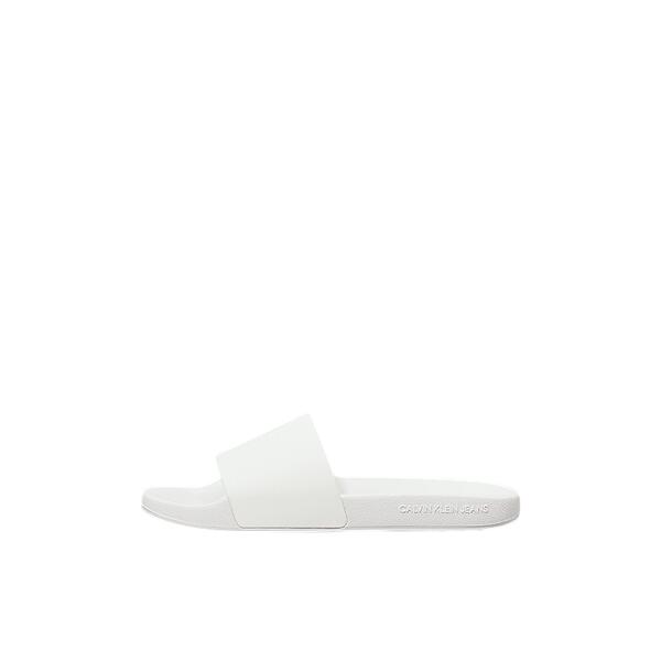Γυναικείες Παντόφλες Calvin Klein Slide Monogram Tpu Bright White YW0YW01715-0K4