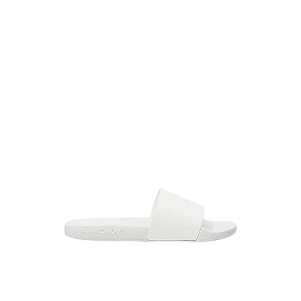 Γυναικείες Παντόφλες Calvin Klein Slide Monogram Tpu Bright White YW0YW01715-0K4