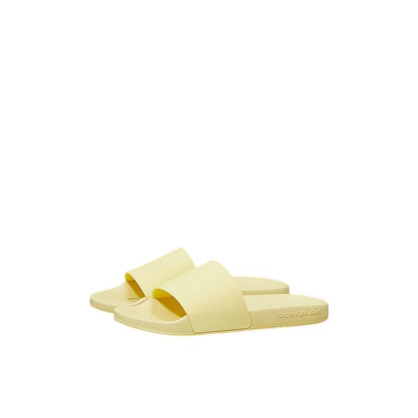 Γυναικείες Παντόφλες Calvin Klein Slide Monogram Tpu Muted Lime YW0YW01715-LIN