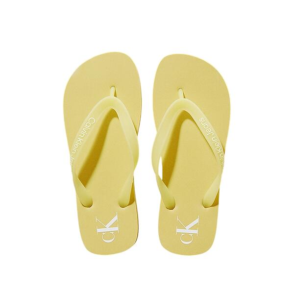Γυναικείες Παντόφλες Calvin Klein Beach Sandal Transparent Tpu Muted Lime Bright White YW0YW01829-CHJ