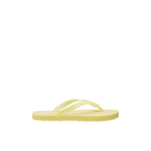 Γυναικείες Παντόφλες Calvin Klein Beach Sandal Transparent Tpu Muted Lime Bright White YW0YW01829-CHJ