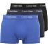 Ανδρικό Εσώρουχο Calvin Klein Low Rise Trunk 3pk Black BlueShadow CobaltWater Dtm Wb 0000U2664G-4KU