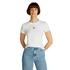 Γυναικείο T-Shirt Tommy Jeans Slim Essential Logo 2 Tee Ecru DW0DW20316-YBL