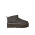 Γυναικεία Μποτάκια Ugg Classic Ultra Mini Platform Charcoal 1135092-CHRC