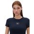 Γυναικείο T-shirt Tommy Jeans Slim Essential Logo 2 Tee Dark Night Navy DW0DW20316-C1G